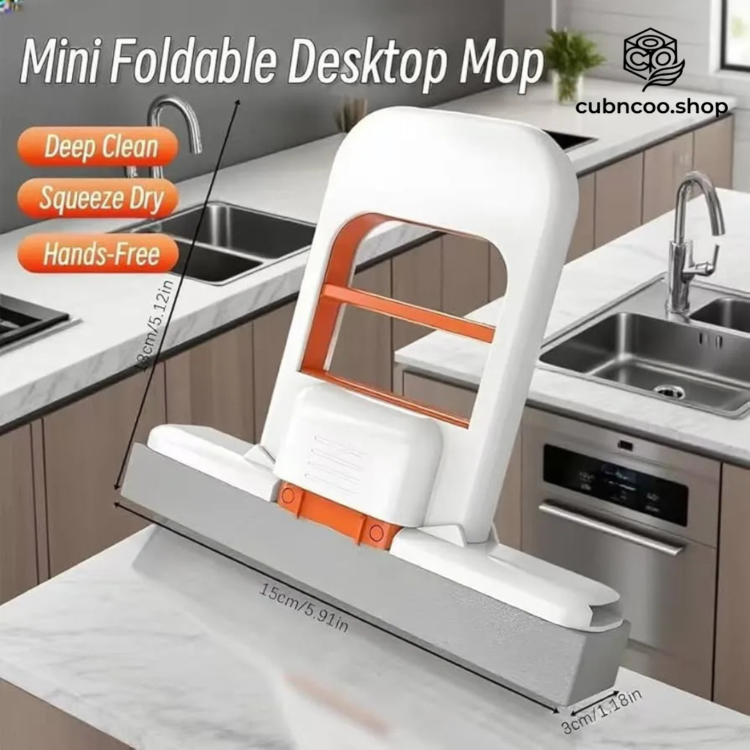 Foldable Mini Mop |Self‑Squeezing Mop