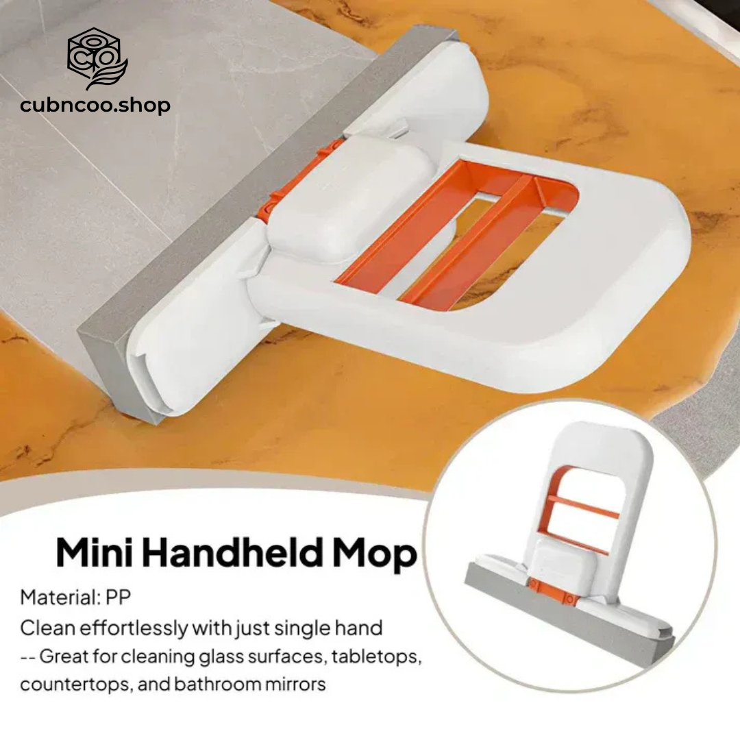 Foldable Mini Mop |Self‑Squeezing Mop